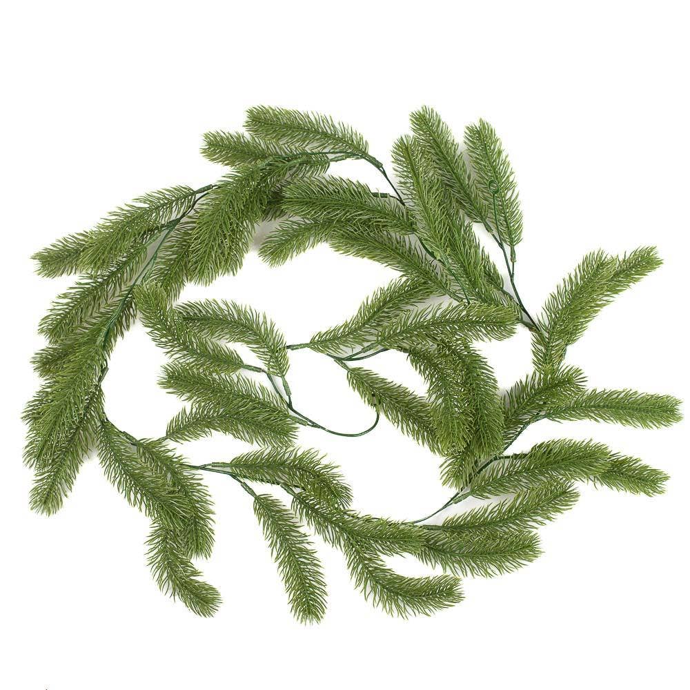 Factory Direct Craft – Engroshandel Guirlande – 64" L Kunstig Vejrbestandig Engel Fyrrekrans3