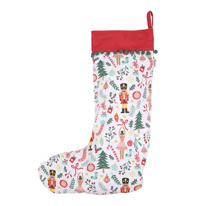 Dexam Nutcracker Recycled Cotton Christmas Stocking for wholesale by Dexam