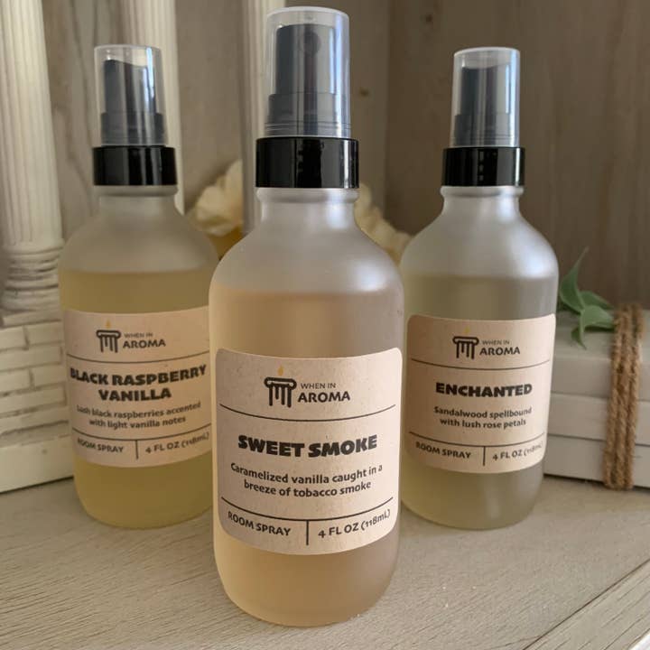When In Aroma Candle Company - Wholesale Room & Linen Spray - Apple Cider Donut Room Spray