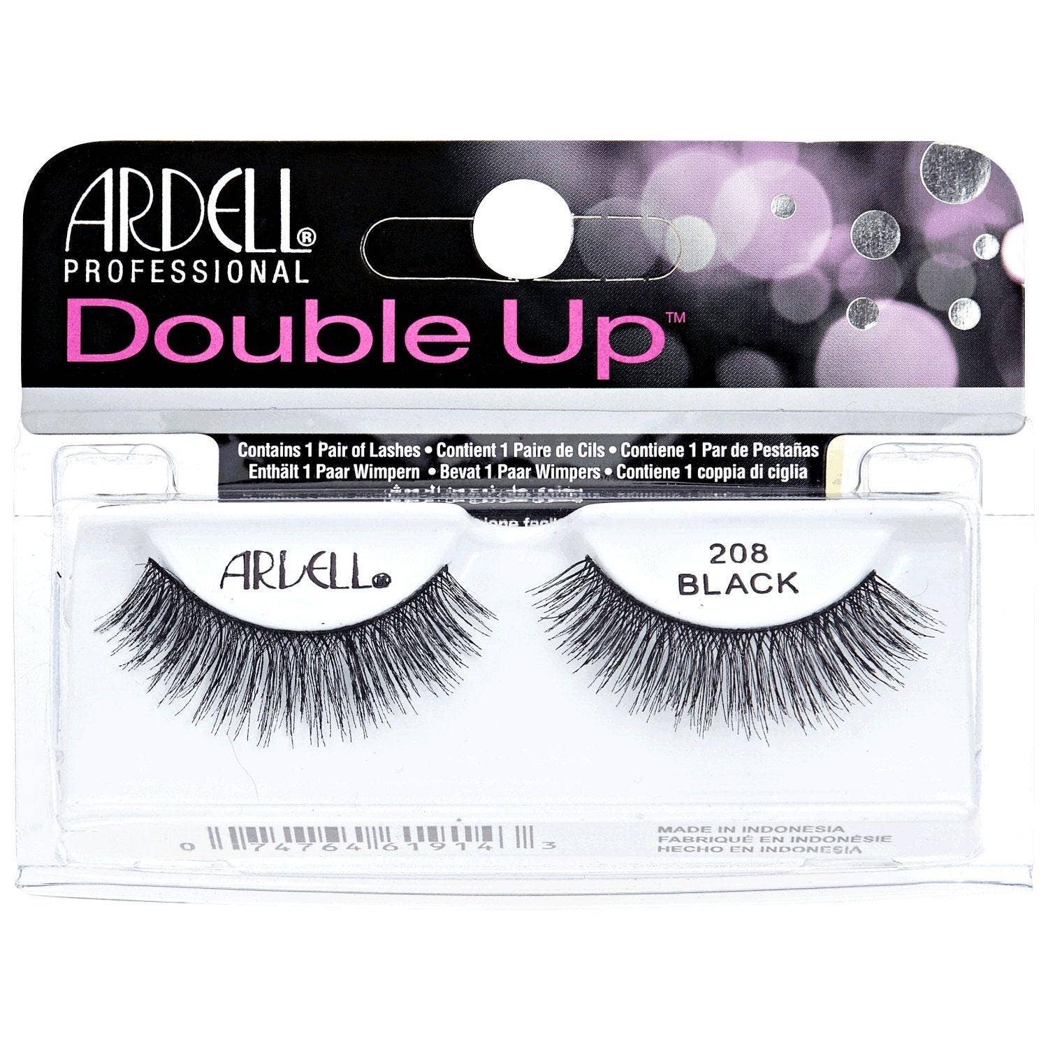 KT Supply - Wholesale False/Fake Eyelashes - Ardell Lashes Double Up 208Black0