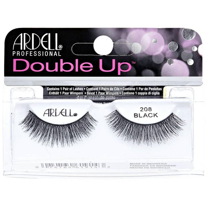 KT Supply - Venta al por mayor Pestañas postizas - Ardell Lashes Double Up 208, color negro
