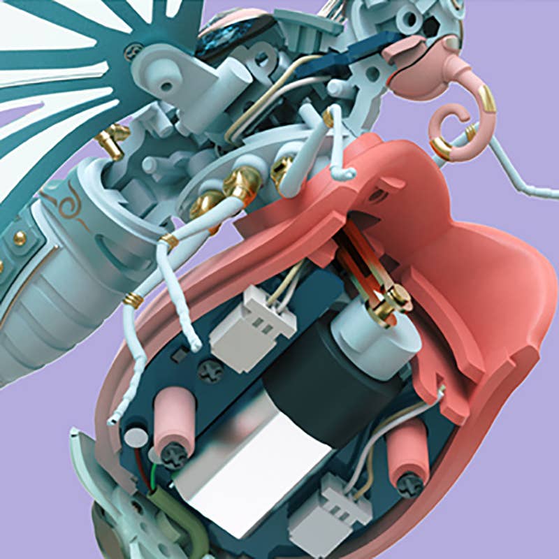 Robotime - Wholesale DIY Craft Kit - MI05B Butterfly - Blue*2