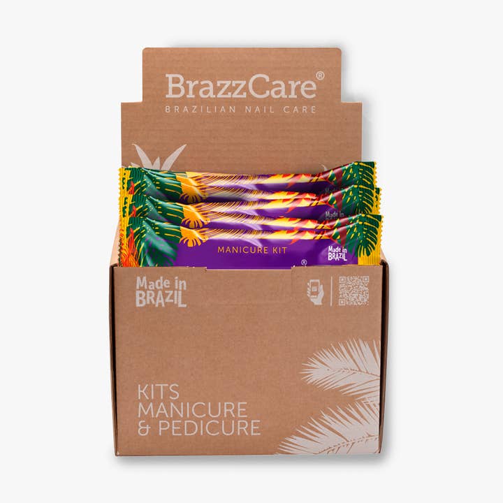 Displaybox Mani - 50 kit för wholesale av BrazzCare - Brazilian Nail Care