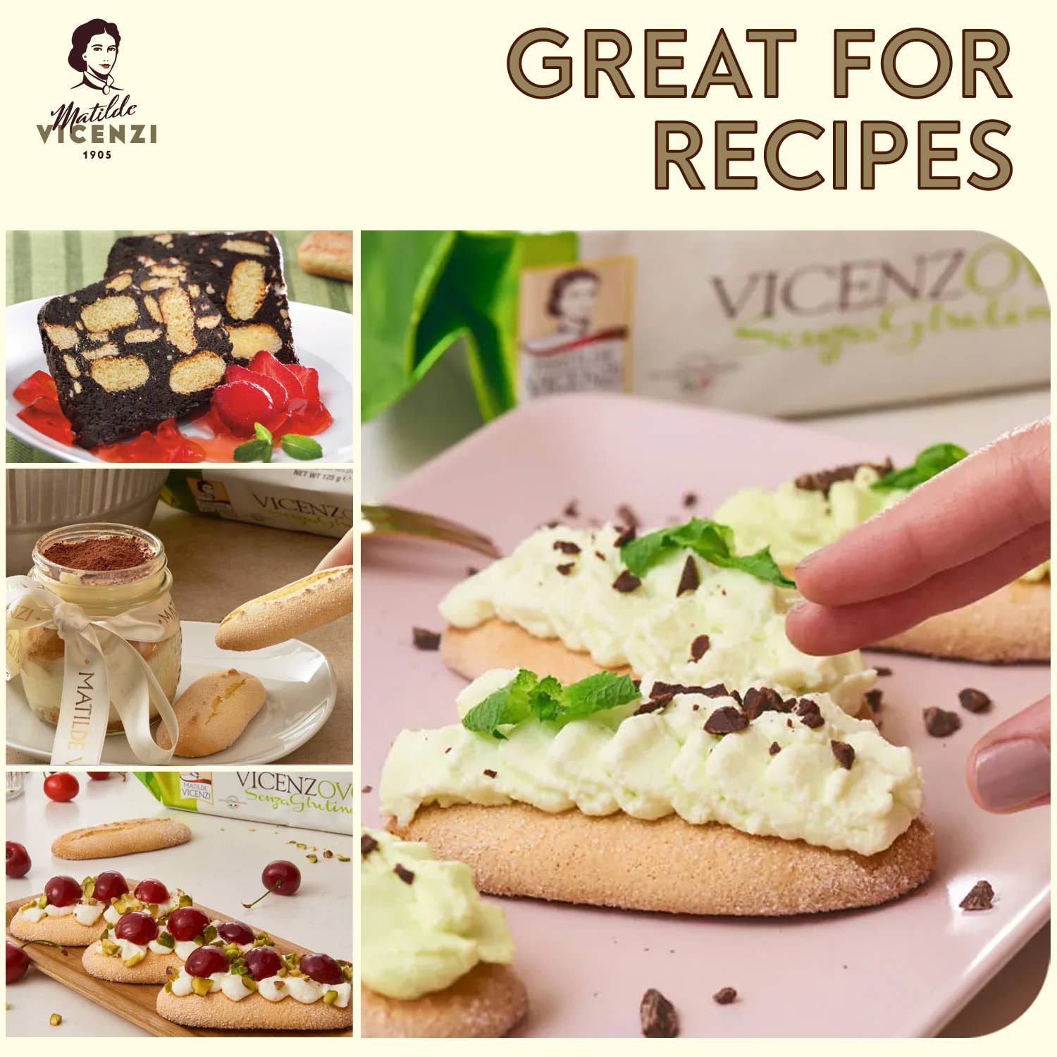 Vicenzi USA Inc. - Wholesale Cookie - Vicenzovo Gluten Free Ladyfingers, Lactose Free, 125g2