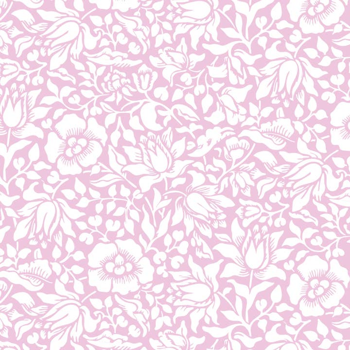 Stencil Up – Rolo de papel de parede por atacado – Estêncil Mallow de William Morris2