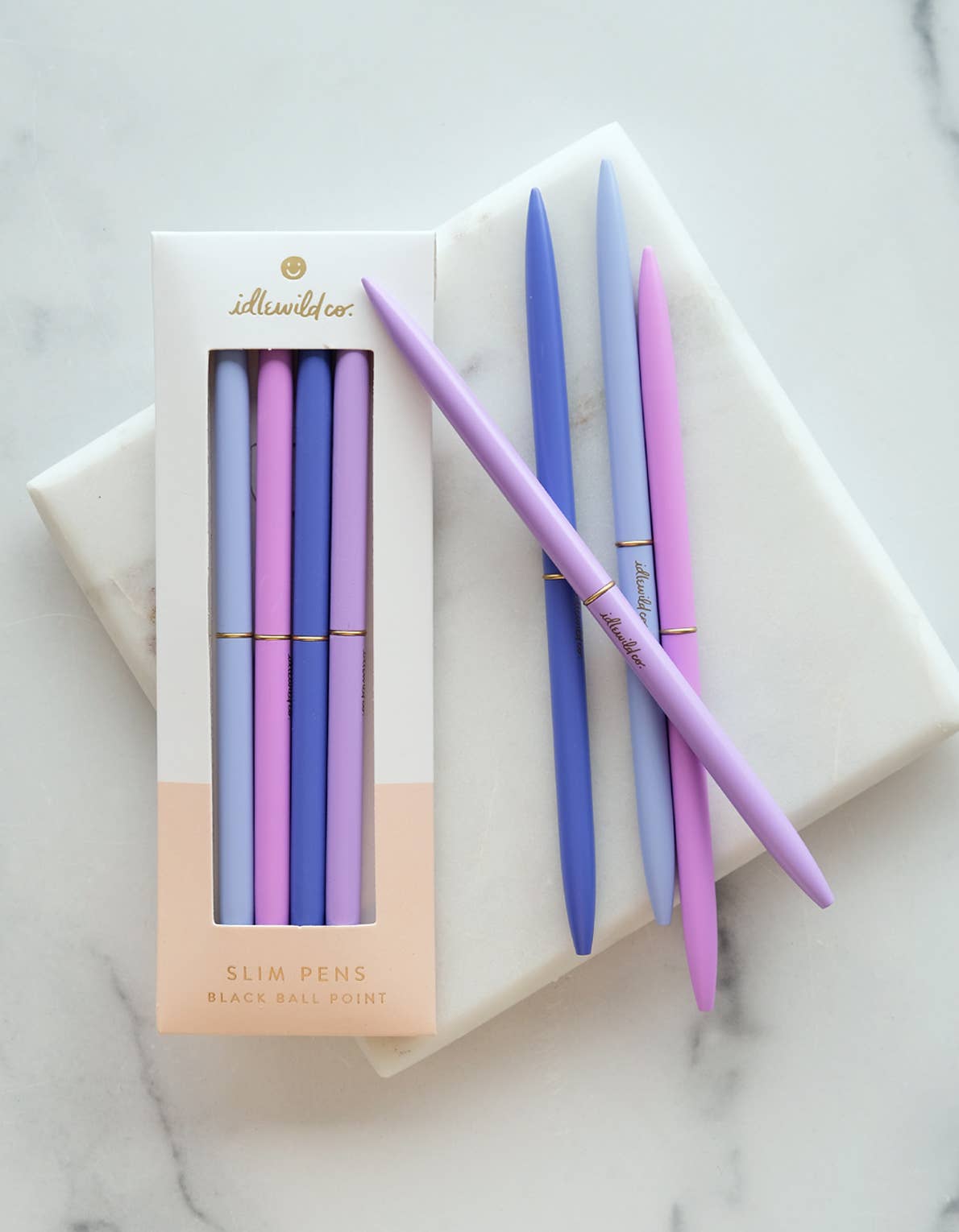 Idlewild Co. - Wholesale Pen - Slim Pens Set of Four | Spectrum Violets1
