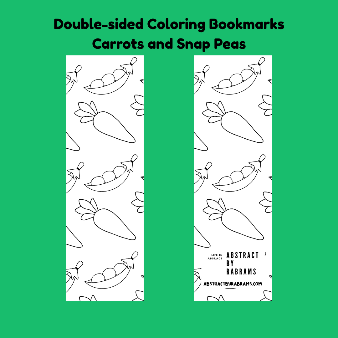 AbstractbyRabrams - Wholesale Bookmark - Coloring Bookmarks - Pack of 4 Unique Designs5