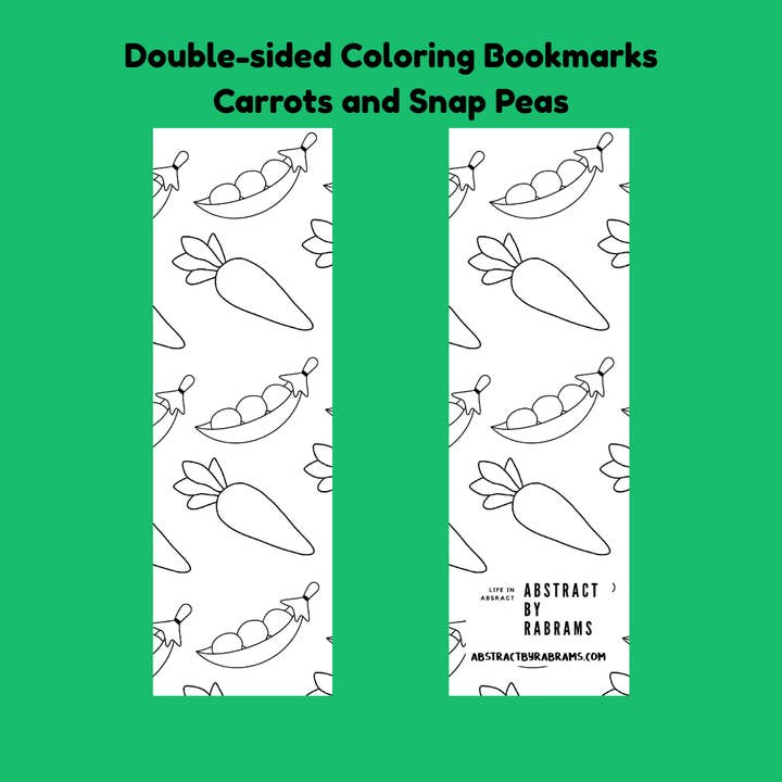 AbstractbyRabrams - Wholesale Bookmark - Coloring Bookmarks - Pack of 4 Unique Designs5