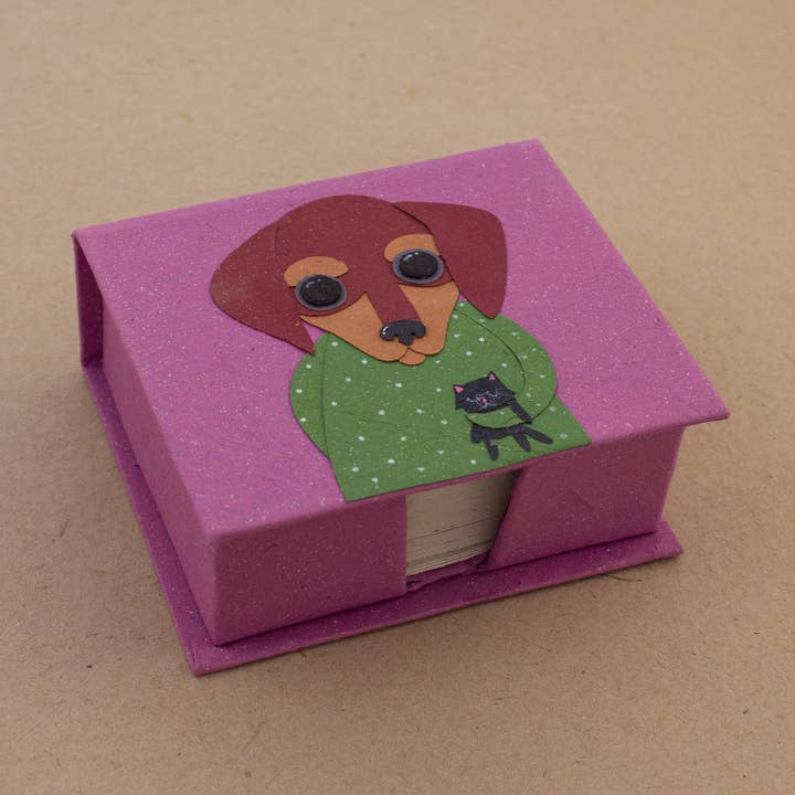 Notitiebox Danny de Teckel Lichtpaars voor wholesale door Mr. Ellie Pooh