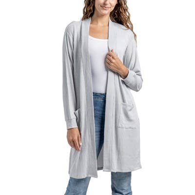 DM Merchandising - Wholesale Cardigan - Women's - Hello Mello CuddleBlend Cardigan Open Stock1
