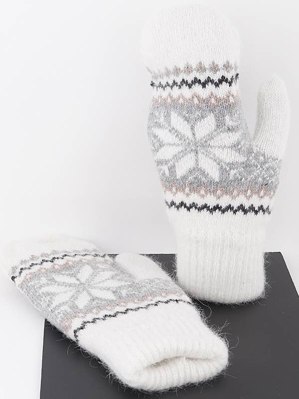 Snöflinga mönster vinter vantar för wholesale av Shop Neighbors