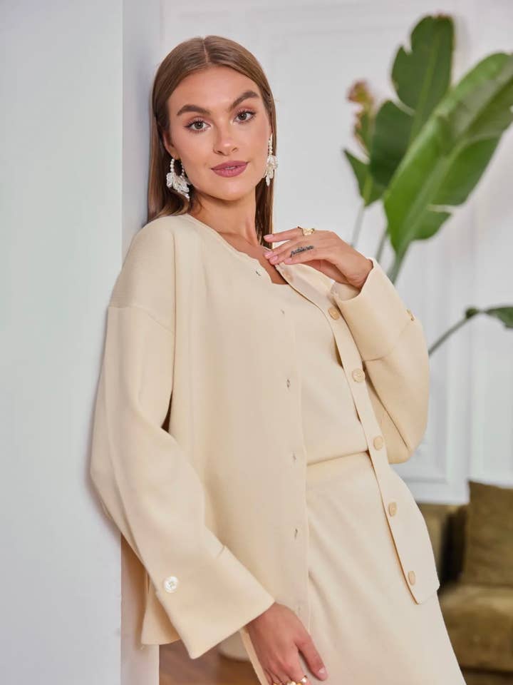 Strikvest og top - 2641 for engroshandel hos Frime