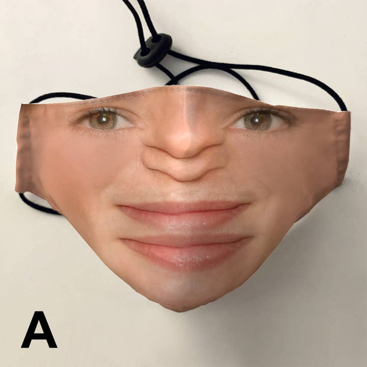 Maskalike - Wholesale Non-Medical Disposable Mask - Double-Vision Anti-Surveillance Realistic Face Mask