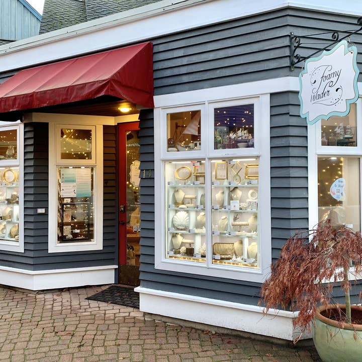 Foamy Wader - Wholesale Band/Stacked Ring - Sunrise Ring - semi circle shimmering stacker ring11