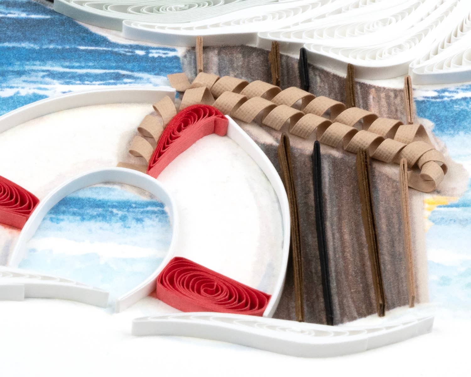 Quilling Card - Wholesale Everyday Greeting Card - Seagull Everyday Quilled Greeting Card1