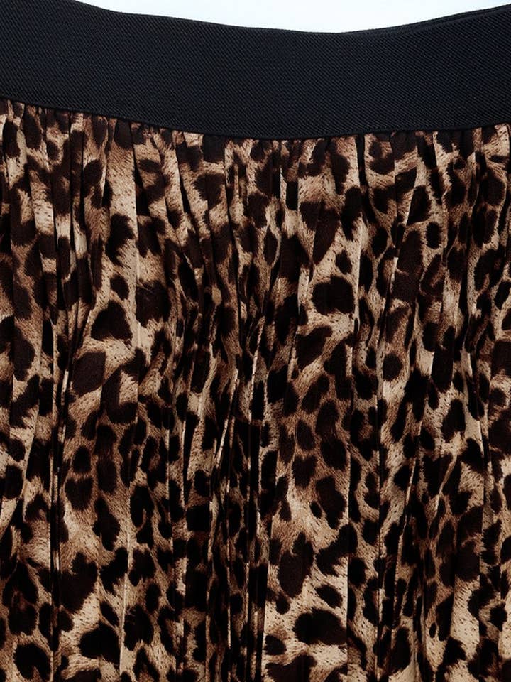 CWBMS0282_AUTUMN AND WINTER LEOPARD PRINT PLEATED SKIRT for wholesale on Faire5