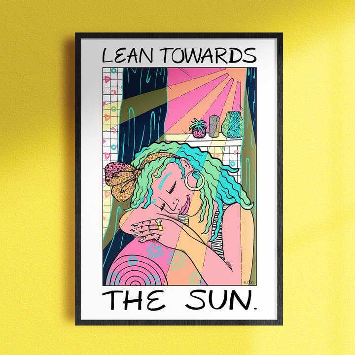 Lean Towards The Sun Art Print | Everyday JOY Collection for wholesale by Don Design