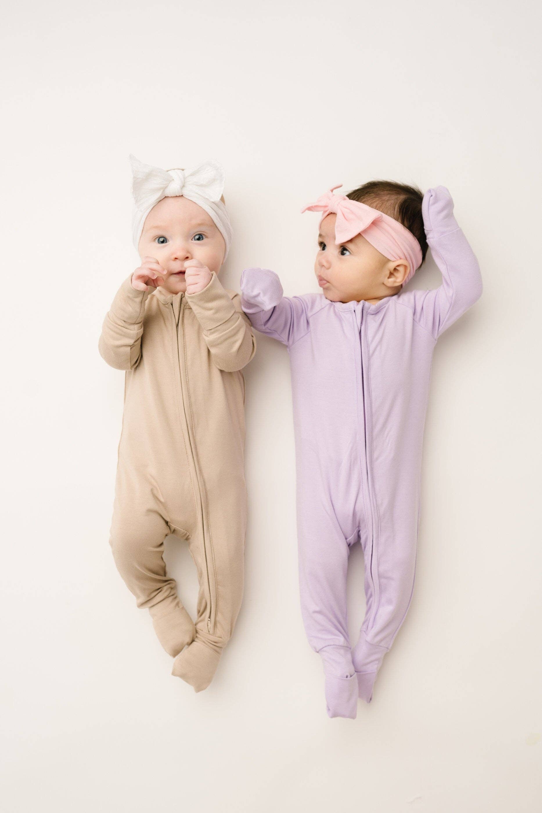 Little One Shop - Wholesale Sleepsuit - Baby - Sandstone Bamboo Sleeper11