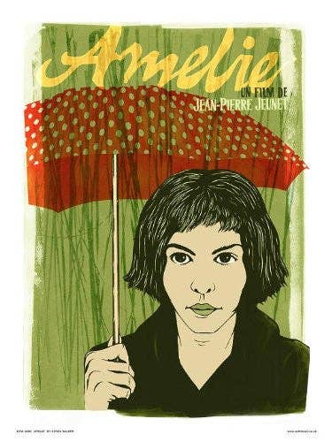 Amelie Poster Art Print 30x40cm for wholesale by On The Wall Art Ltd