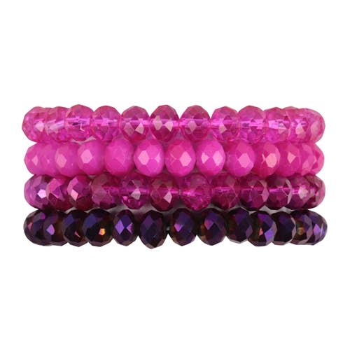 Love and Repeat - Vente Bracelet de perles - BRACELET EXTENSIBLE QUATRE LIGNES DE PERLES DE CRISTAL19