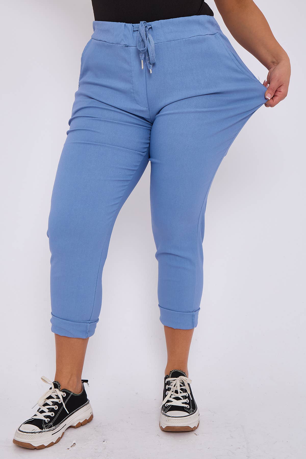 Superbia – Engroshandel Bukser - Dame – Premium bomuldsrige strækbare magiske bukser - Én størrelse UK 10-208