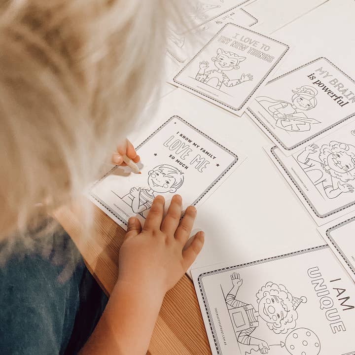 Affirmation Colouring Pages for Kids – Mindfulness Activity and other Purchase Wholesale mindfulness colouring books. Free Returns & Net 60 Terms on Faire trending on Faire.