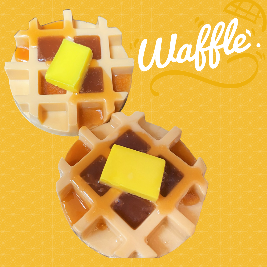 Bubble Bee Soapery – Engroshandel Sæbestykke – Ahornsirup Duftende Waffle Soap Bar3