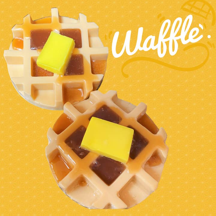 Bubble Bee Soapery - Wholesale Bar Soap - Maple Syrup Scented Waffle Soap Bar3