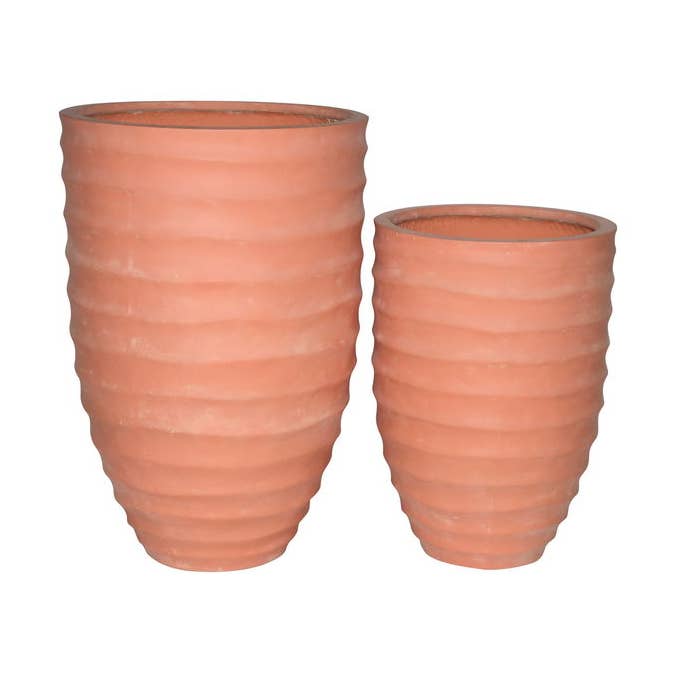 Tall Planter - Terracotta Wash-Set of 2 for wholesale by Alfresco Home