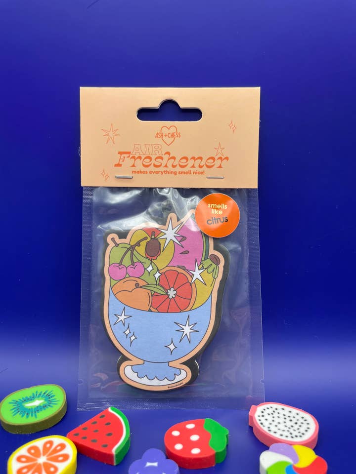Air Freshener - Fruit Bowl (Citrus Scented) for wholesale by Ash + Chess