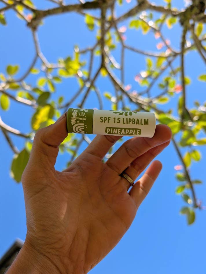 Koloa Farms - Wholesale Lip Balm - Pineapple SPF lip balm - Zero Waste - Bee's Wax Hawaii4