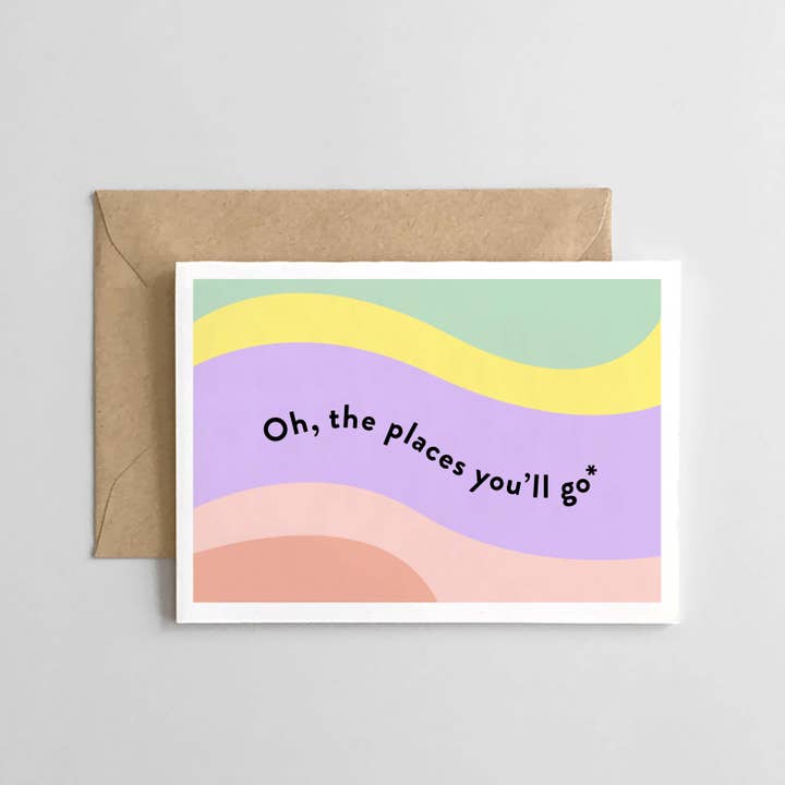 Spaghetti & Meatballs - Wholesale Graduation Card - Oh, The Places You'll Go: Graduation Card