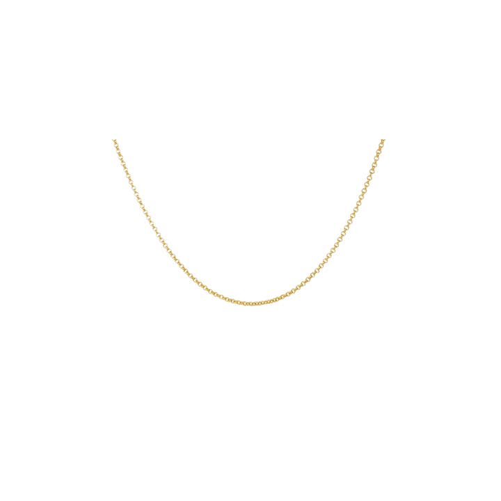 Also, Freedom - Wholesale Link & Chain Necklace - Rolo Belcher Chain | 14k Gold | 16 inch