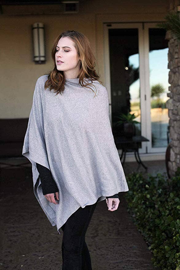 Viverano Organics - Wholesale Poncho - Women's - Women's Eco-Chic Poncho Sweater Knit Pullover (Organic)14