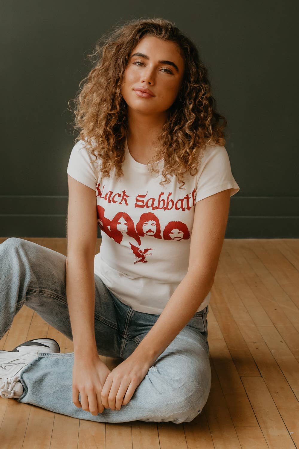 People Of Leisure – Großhandel T-Shirt mit Siebdruck – Damen – Black Sabbath T-Shirt für Babys3