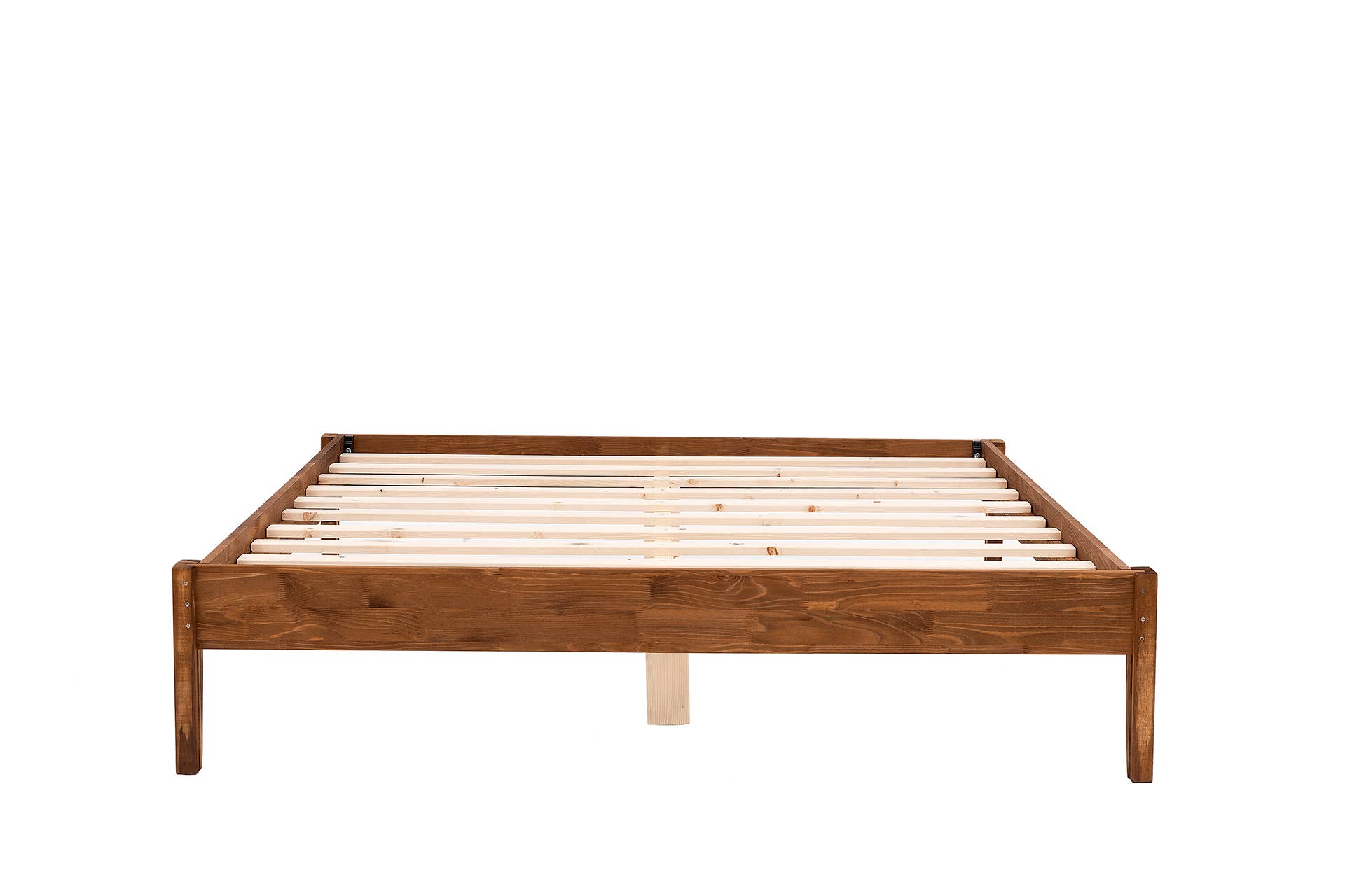 Deholzwart GmbH - Wholesale Bed - Galaxi model wooden bed single pine wood - BROWN2
