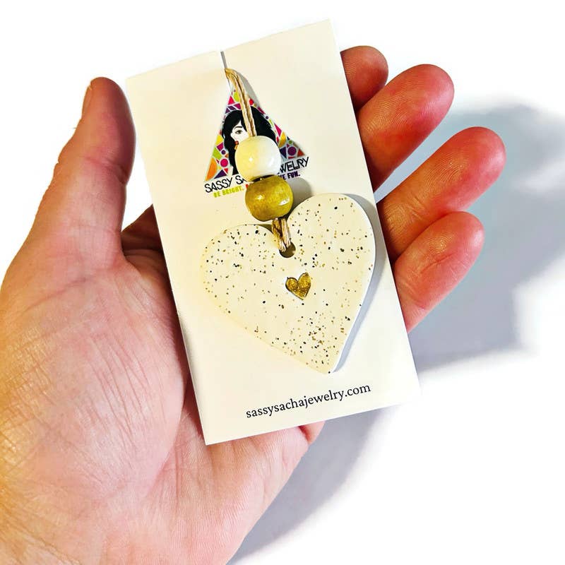 Sassy Sacha Jewelry – Engroshandel Pynt – Hjerte Valentinsornament Håndlavet, Cottagecore Rustik Moderne3