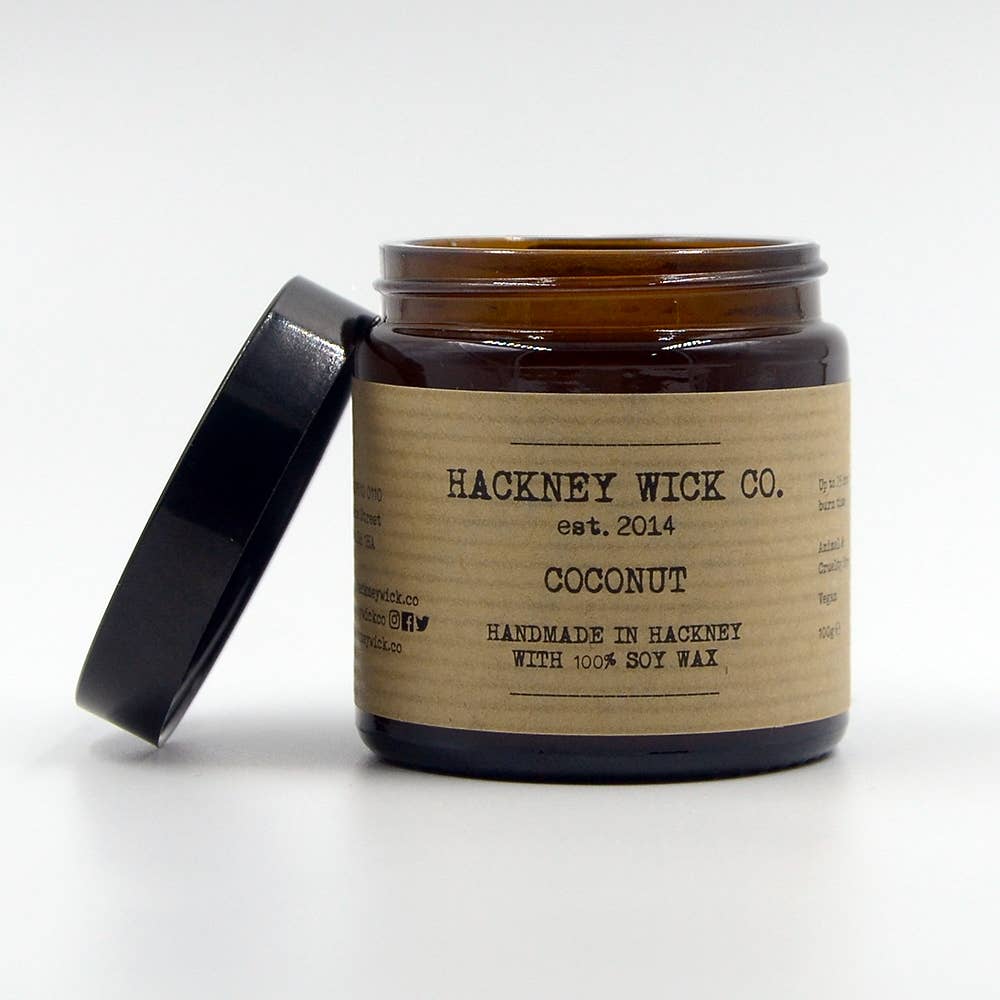 Hackneywickco – wholesale Jar/filled candle – Hackney Wick Co Soy Wax Coconut Candle1