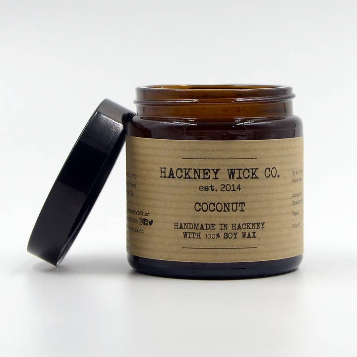 Hackneywickco – wholesale Jar/filled candle – Hackney Wick Co Soy Wax Coconut Candle1