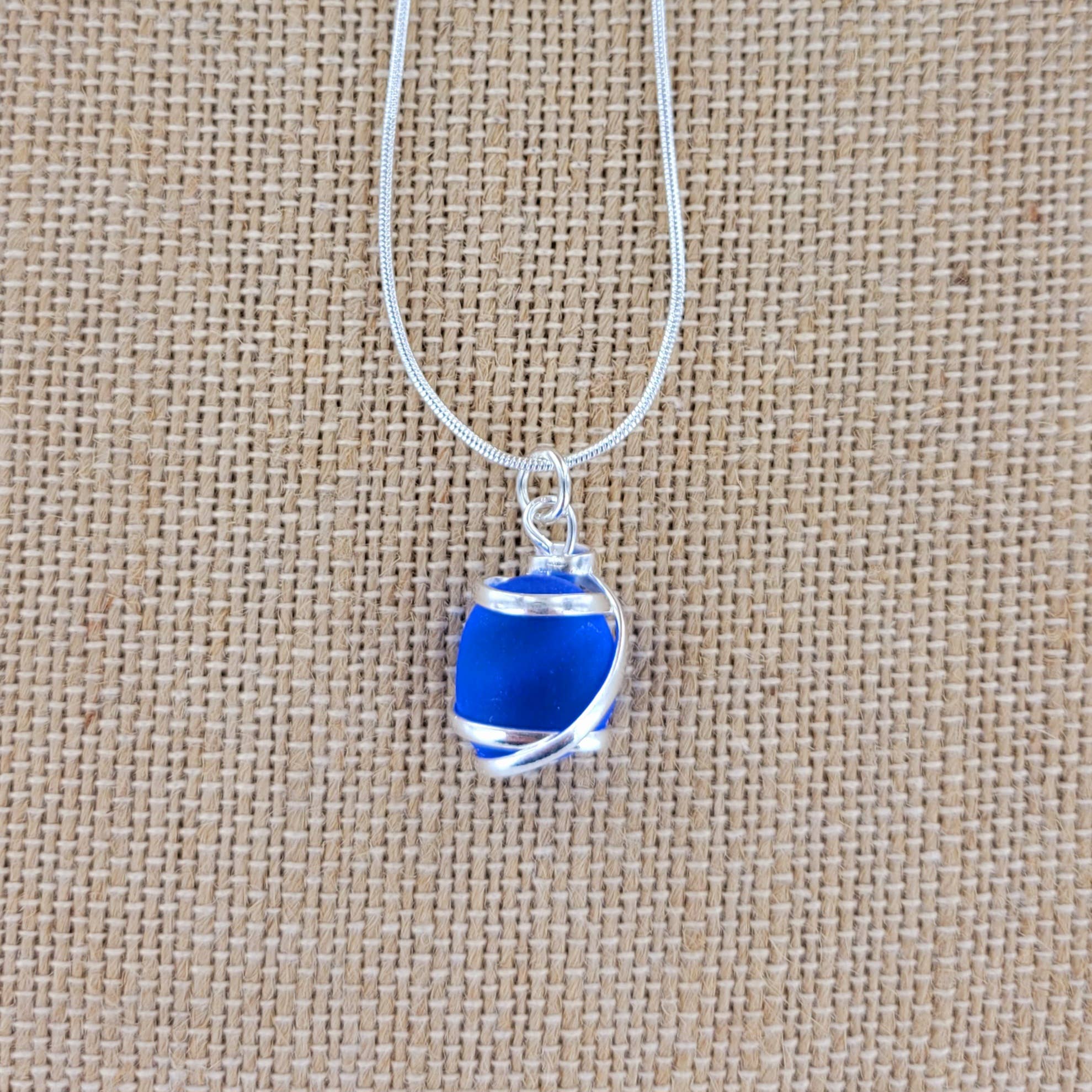 Sadie Green's Jewelry - Wholesale Pendant/Charm Necklace - Cultured Sea Glass Pendant XCAM-PD16-SG7