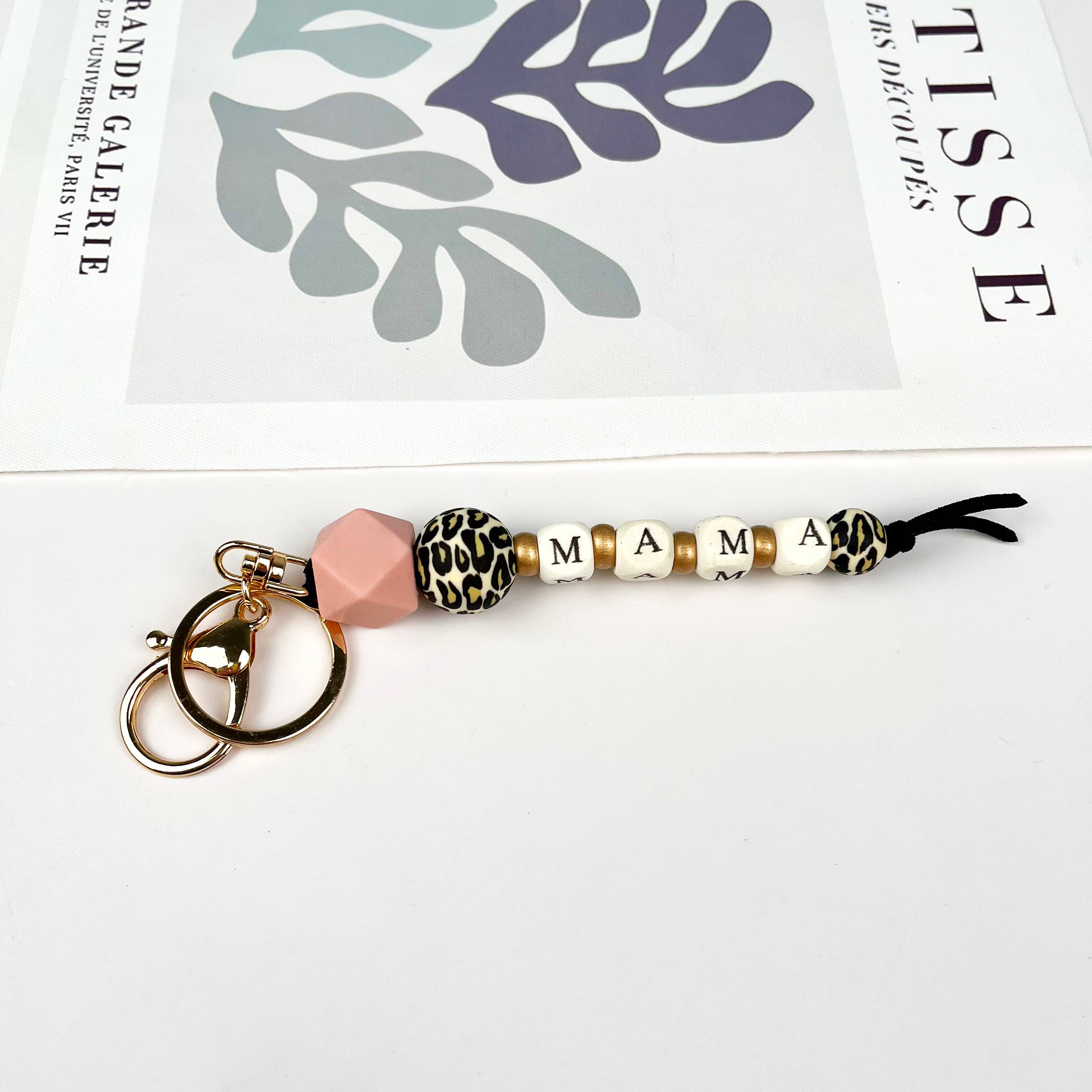 SoapElenGlen - Venta al por mayor Llavero - Mujer - Llavero con forma de letra y colgante para el Día de la Madre0