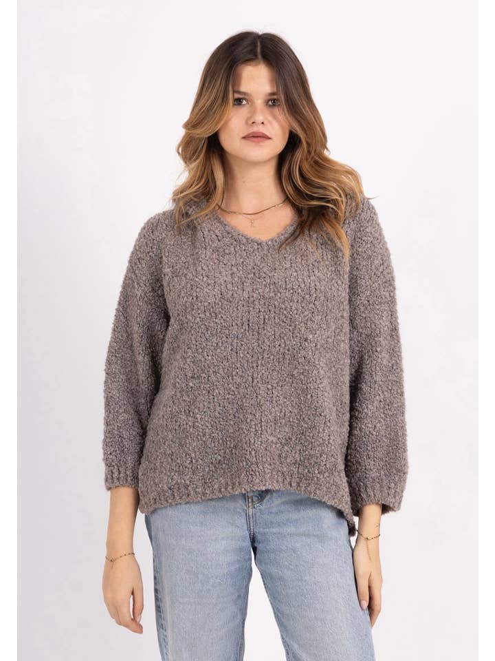LINEN & COTTON HOUSE - Wholesale Knit Sweater - Women's - 8951 FALL WINTER CLOTHING HOODIE 11