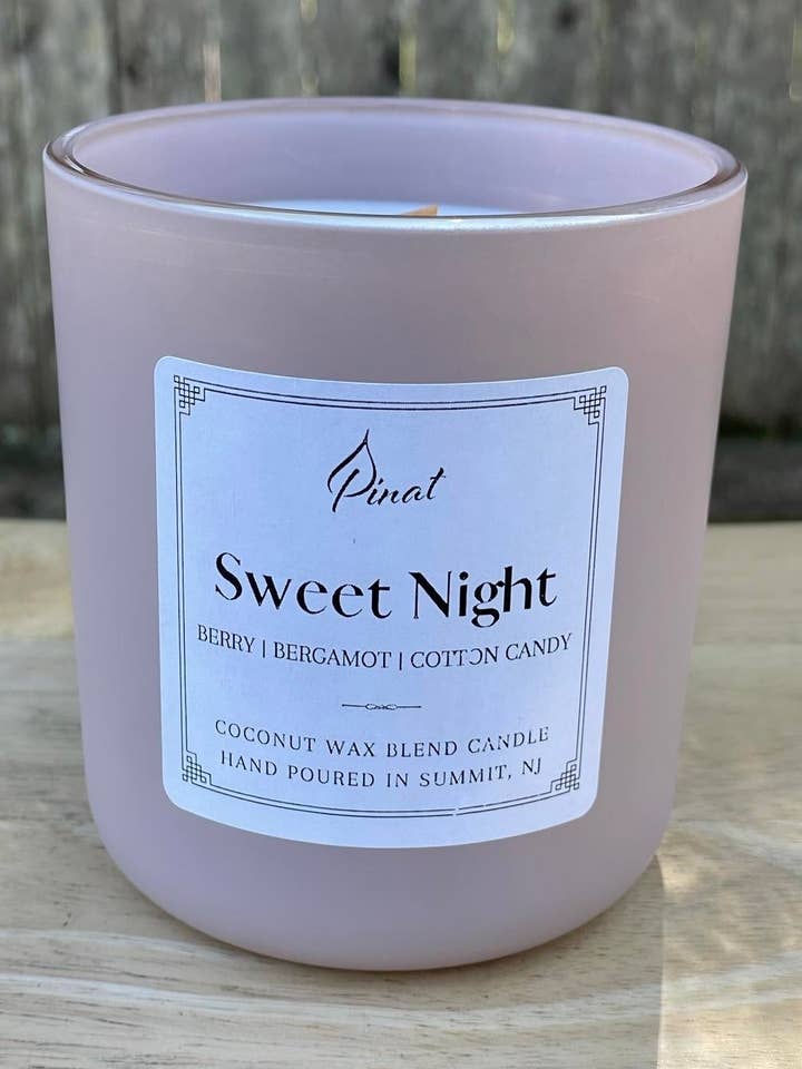 Bougie mélange de cire de noix de coco Sweet Night pour la vente par Pinat