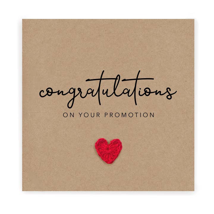 Du har marknadsfört kort, kampanjkort, nytt jobbkort, Grattis för wholesale av Fifi's Handcrafted