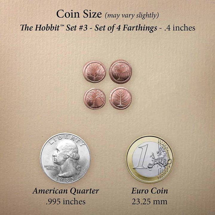 Shire Post Mint - Wholesale Keepsake Coin/Token - The Hobbit™ Set #3 - The Shire Four Farthings4