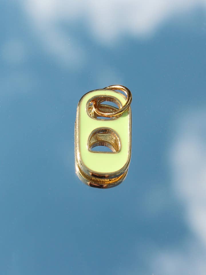 Colgante Green Soda Tab para venta al por mayor de Beaded by Meg