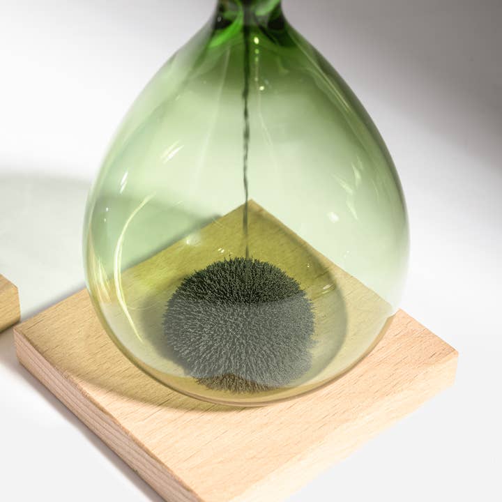 L'expressionist - Wholesale Decoratief bord/schotel/kom - Groene magnetische zandloper