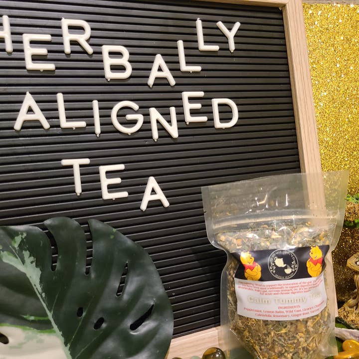 Calm Tummy Tea for wholesale by Aligned Herbally