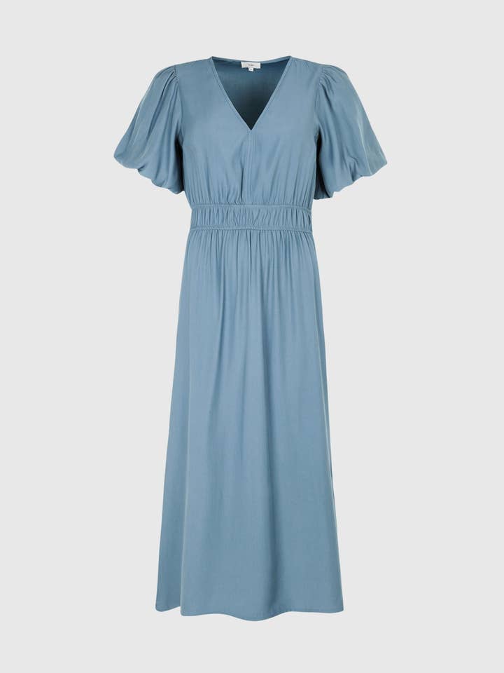 MELILE MIDI DRESS azure for wholesale by An'ge