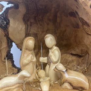 Earthwood - Wholesale Nativity Scene Decor - Large Grotto made from Roots of the tree